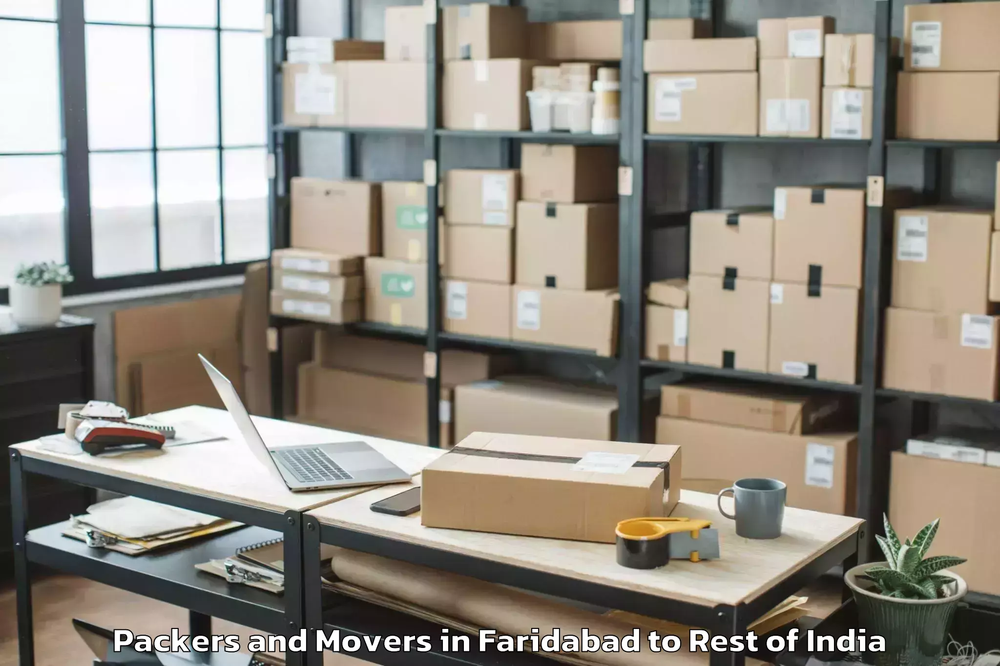 Book Faridabad to Ziro Packers And Movers